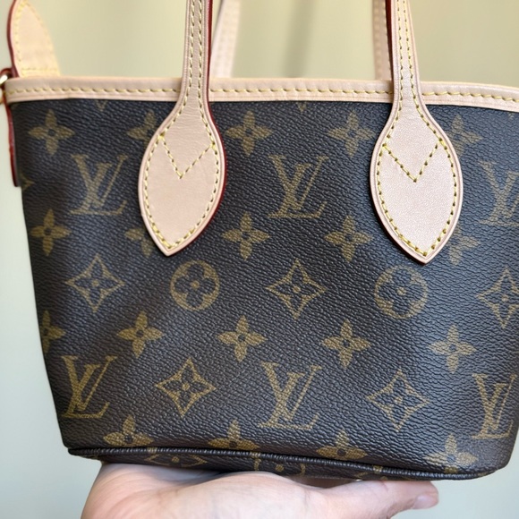 Louis Vuitton Neverfull BB Monogram Beige Bag Only - Picture 4 of 16